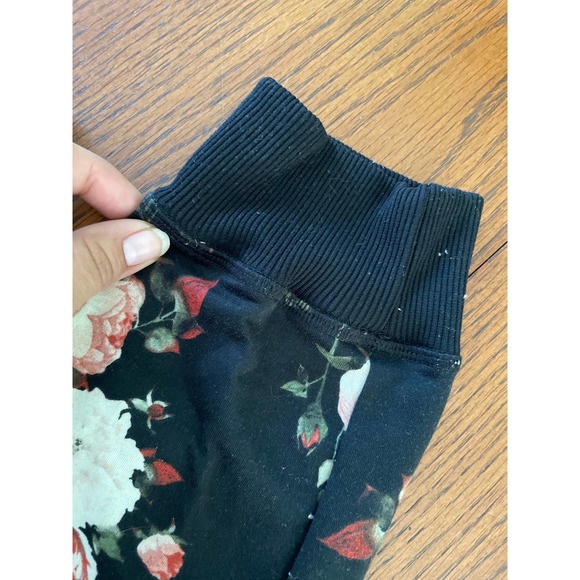 Lularoe Floral Jax Joggers Size M - Picture 5 of 8